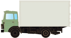 MiNis LC4802 - N - Magirus MK 130M8 mit Koffer - grün